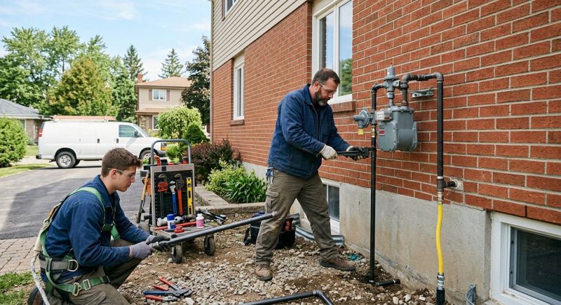 Fire Pit Gas Line Installation in Boca Raton, FL