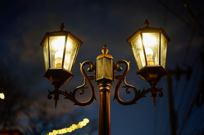 Gas Lamp Post Repair Work