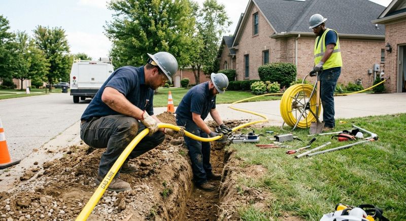 Underground Gas Line Service in San Antonio, TX
